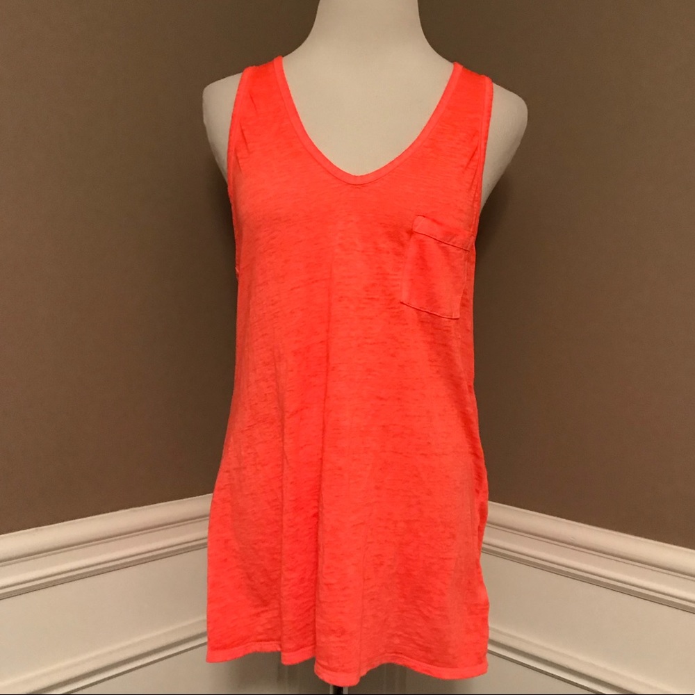 Athleta size M Coral athletic tank top